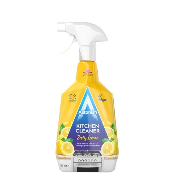 Astonish Kitchen Cleaner Zesty Lemon Spr 750ml