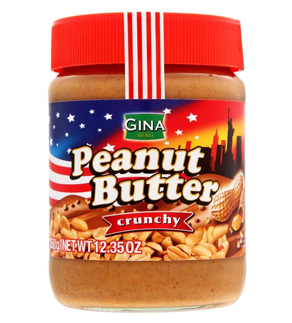 Gina Peanut Butter Crunchy 350g