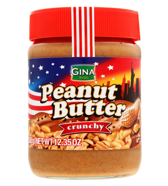 Gina Peanut Butter Crunchy 350g