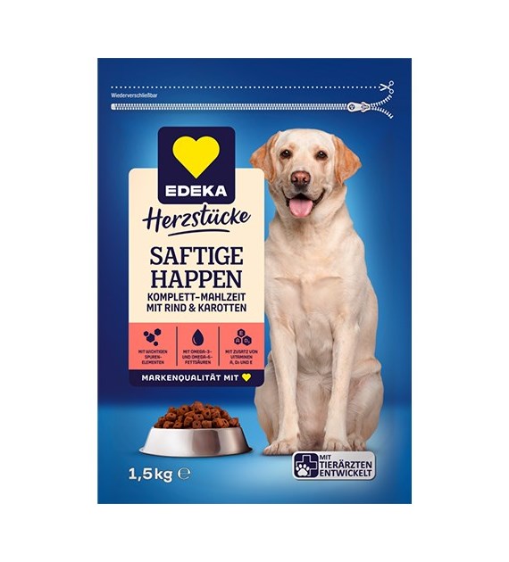 Edeka Saftige Happen Sucha Karma dla Psa 1,5kg