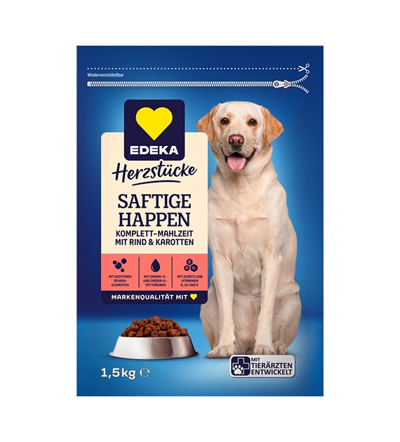 Edeka Saftige Happen Sucha Karma dla Psa 1,5kg