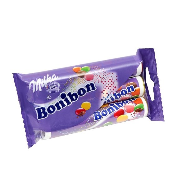 Milka & Bonibon Draże 3x24,3g 72,9g