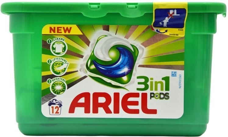 Ariel 3in1 Pods Universal Caps 12p 360g