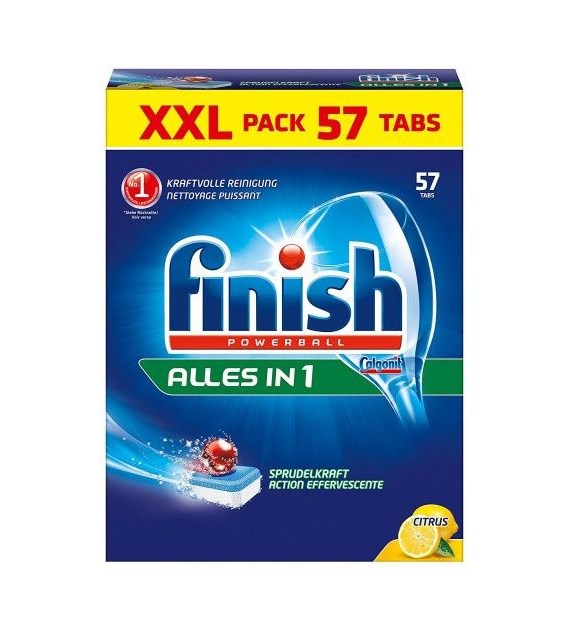 Finish Alles in 1 Tabs Citrus 57szt 1,1kg