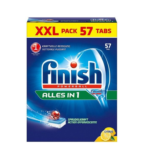 Finish Alles in 1 Tabs Citrus 57szt 1,1kg