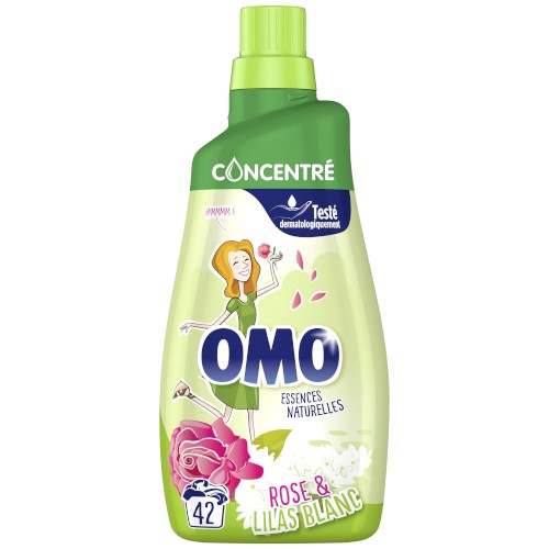 OMO Rose & Lilas Blanc Gel 42p 1,4L