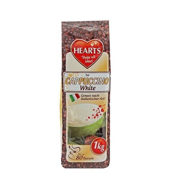 Hearts White Cappuccino 1kg
