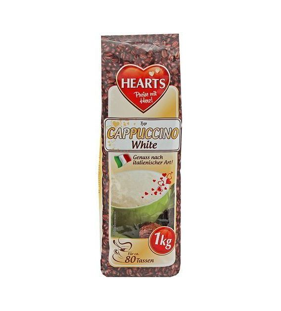 Hearts White Cappuccino 1kg