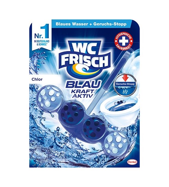 WC Frisch Kraft Aktiv Blau Chlor WC Zawieszka 50g