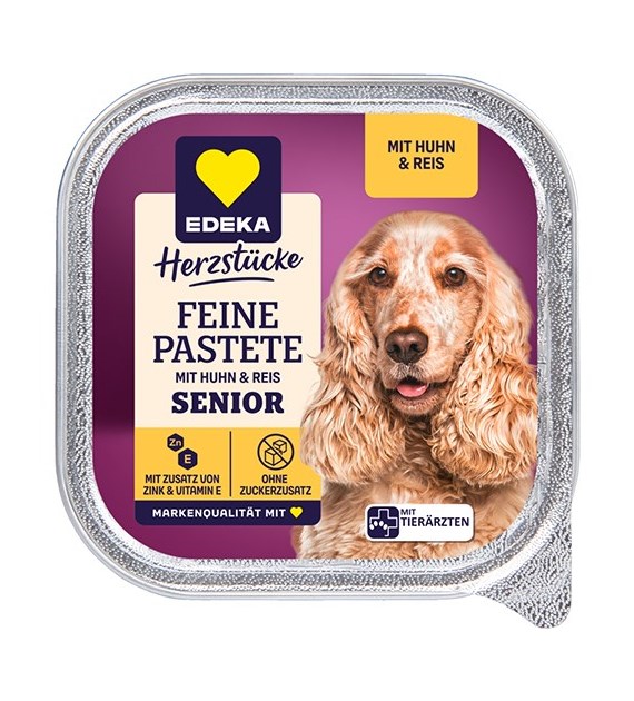 Edeka Feine Pastete Senior 7+ dla Psa 300g