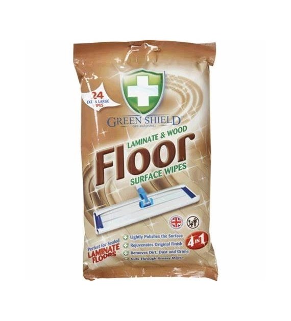 Green Shield Floor Laminate & Wood Chusteczk 24szt