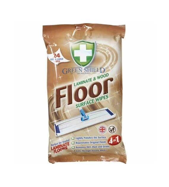 Green Shield Floor Laminate & Wood Chusteczk 24szt