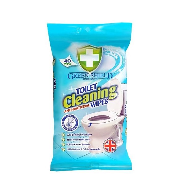 Green Shield Toilet Cleaning Chusteczki 40szt