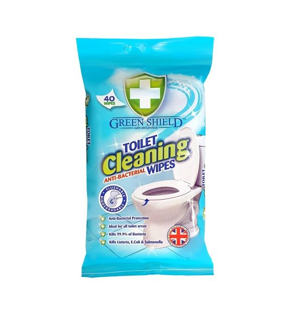 Green Shield Toilet Cleaning Chusteczki 40szt