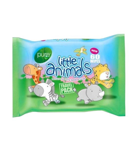 Pure Little Animals Chusteczki 60szt
