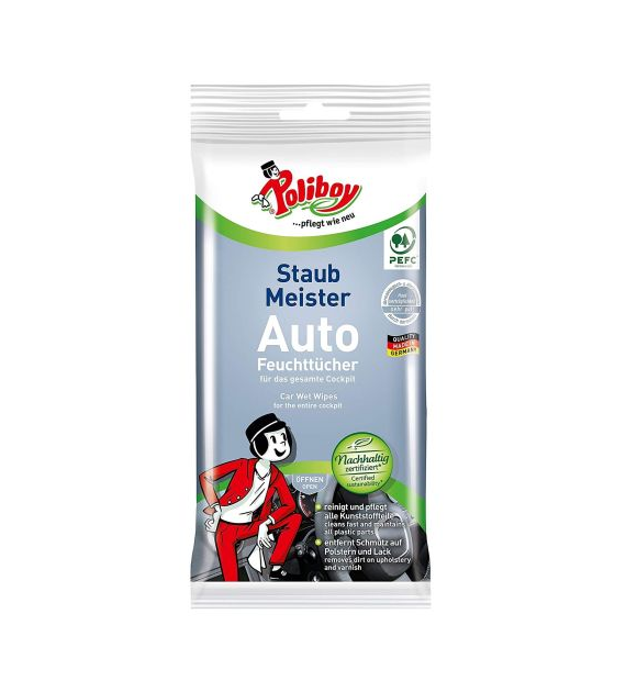 Poliboy Auto Cockpit Chusteczki 20szt