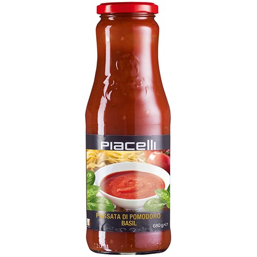 Piacelli Passata di Pomodoro Basil 680g