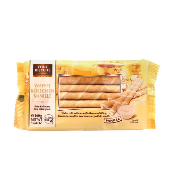 Feiny Biscuits Waffel Rollchen Rurki Vanille 160g