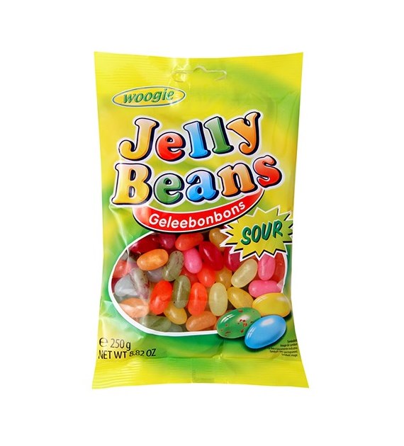 Woogie Jelly Beans Geleebonbons Sour Żelki 250g