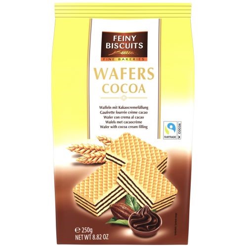 Feiny Biscuits Wafers Cocoa Worek 250g