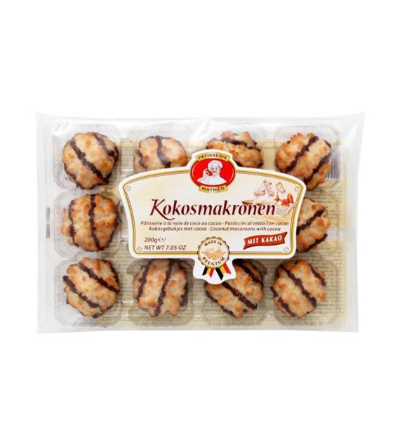 Patisserie Matheo Kokosmakronen Kakao Ciastka 200g