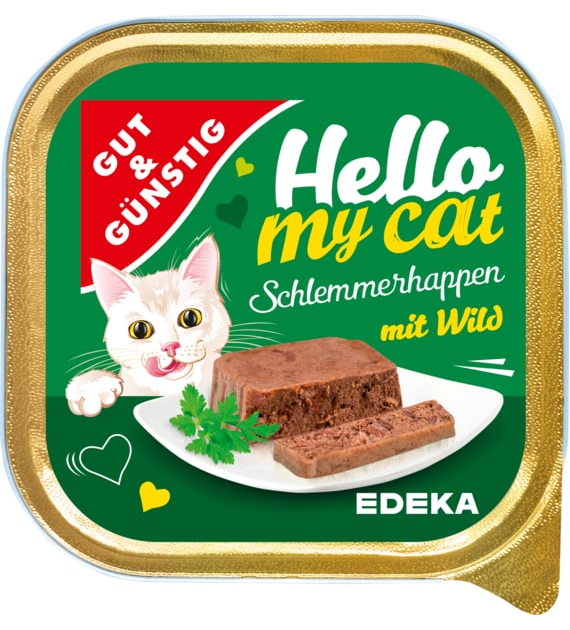 G&G Hello My Cat Schlemmerhappen Wild 100g