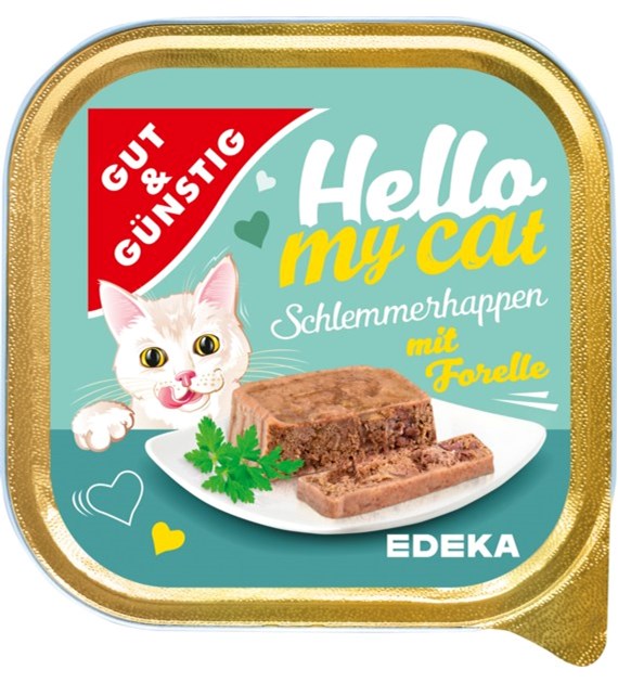 G&G Hello My Cat Schlemmerhappen Forelle 100g