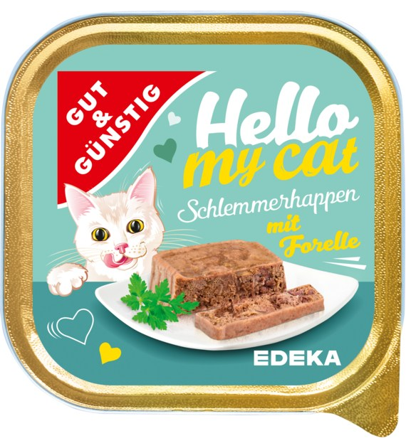 G&G Hello My Cat Schlemmerhappen Forelle 100g