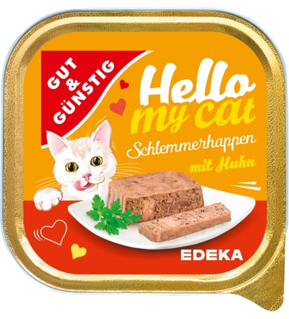 G&G Hello My Cat Schlemmerhappen Huhn 100g