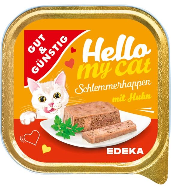 G&G Hello My Cat Schlemmerhappen Huhn 100g