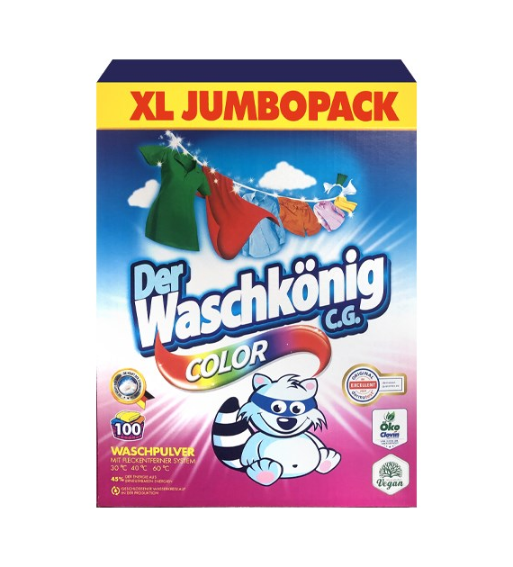 Waschkonig Color Proszek 100p 6kg