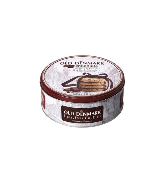 Old Denmark Chocolate Ciastka Puszka 150g