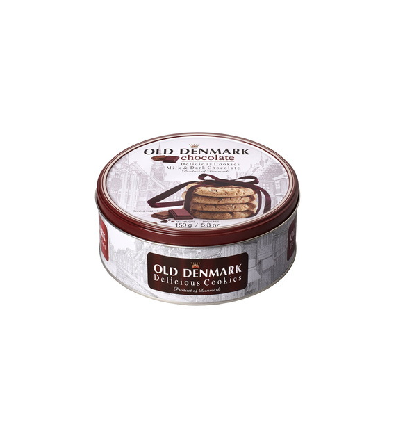 Old Denmark Chocolate Ciastka Puszka 150g
