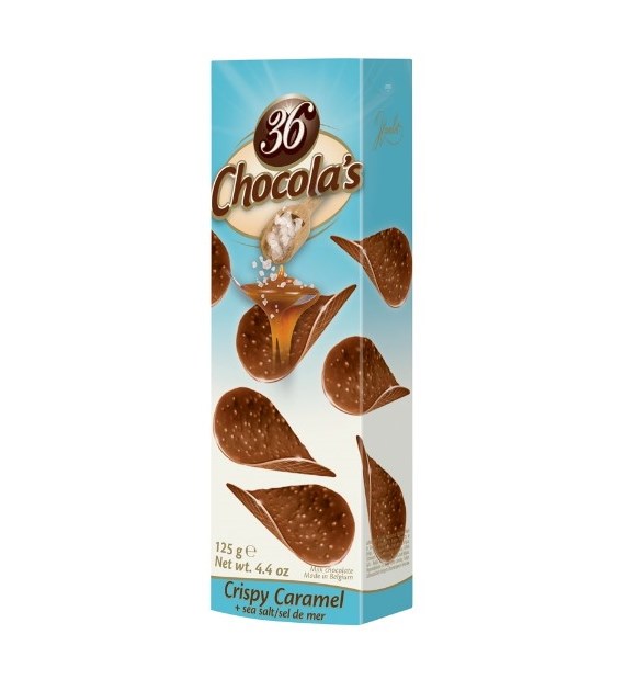 Chocolas Crispy Caramel Sea Salt 125g
