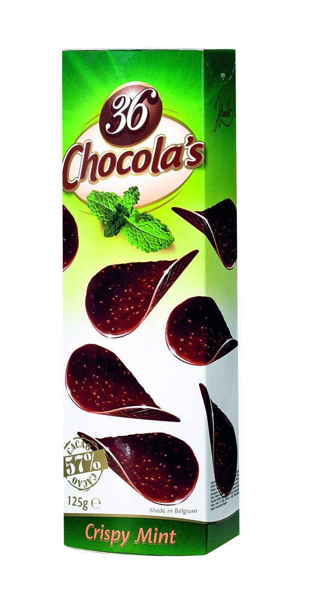 Chocolas Crispy Mint 125g