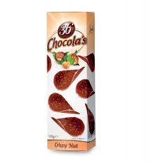 Chocolas Crispy Nut Orzechowe 125g