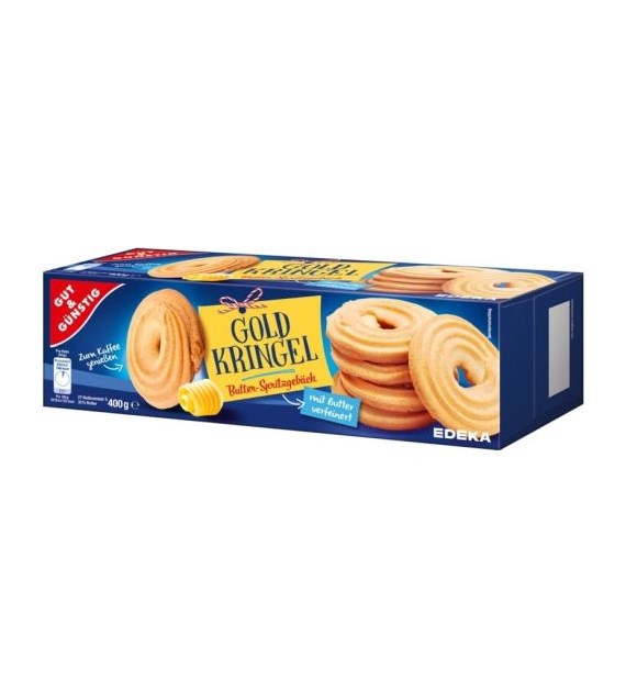 G&G Gold Kringel Butter Spritzgeback Ciastka 400g