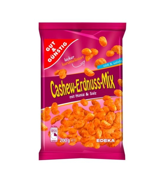 G&G Cashew-Erdnuss-Mix Miód i Sól 200g