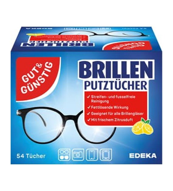 G&G Brillen Putztucher Chusteczki 54szt