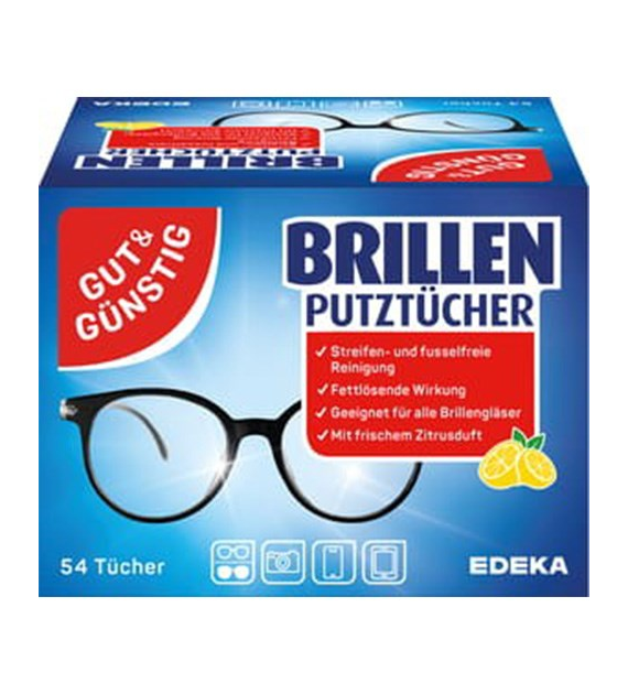 G&G Brillen Putztucher Chusteczki 54szt