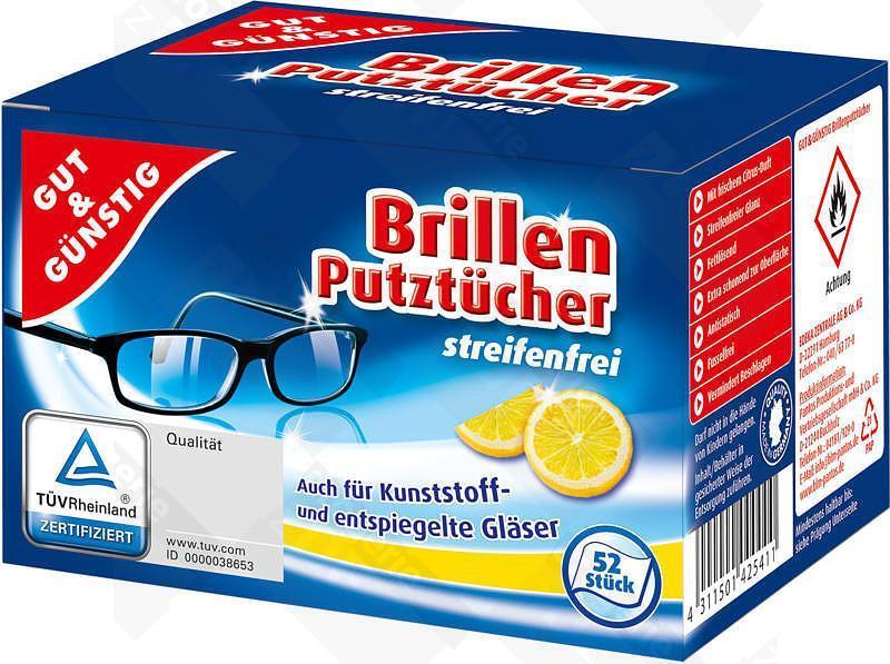 G&G Brillen Putztucher Chusteczki 54szt