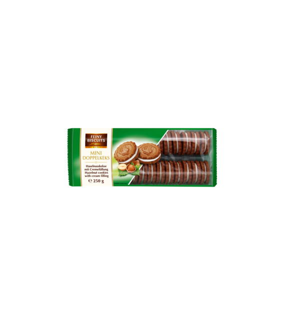 Feiny Biscuits Mini Doppelkeks Haselnuss 250g
