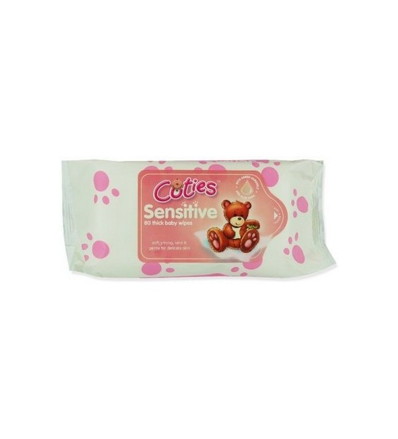 Cuties Sensitive Chusteczki Nawilżane 80szt
