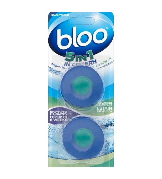 Bloo WC Tabs 5in1 Blue Water 2x38g