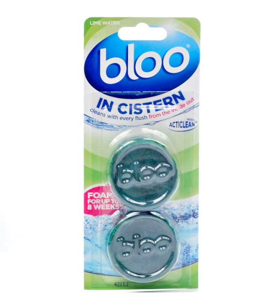 Bloo WC Tabs Acticlean Fresh Lime 2x38g