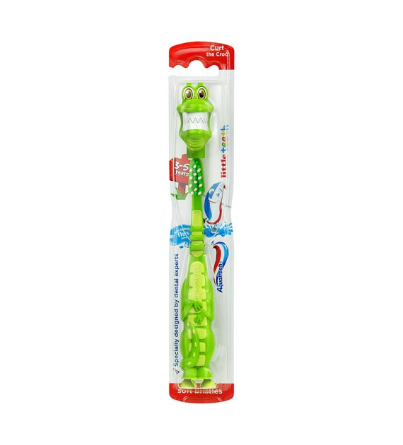 Aquafresh Curt the Croc 3-5 Lat Szczoteczka 1szt