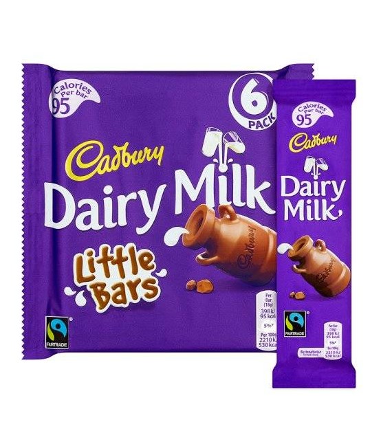 Cadbury Dairy Milk Little Bars Czeko 6x18g 108g