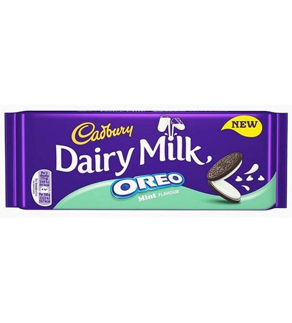 Cadbury Dairy Milk Oreo Mint Czekolada 120g