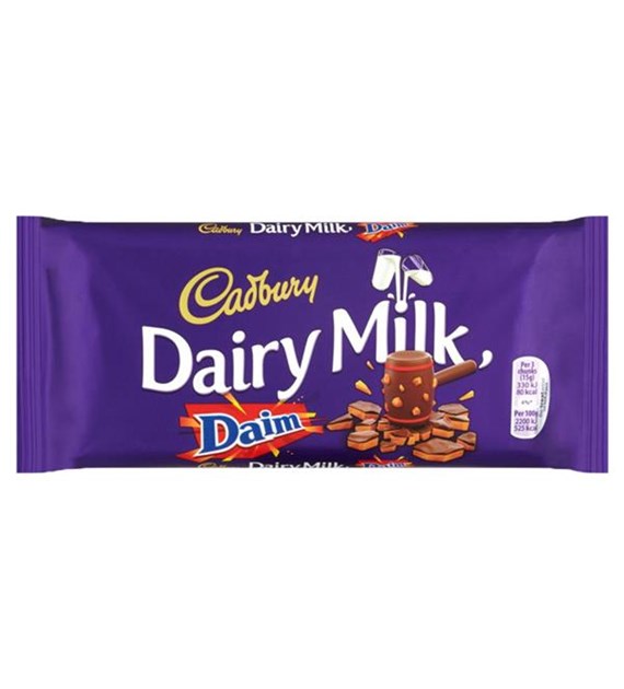 Cadbury Dairy Milk Daim Czekolada 120g