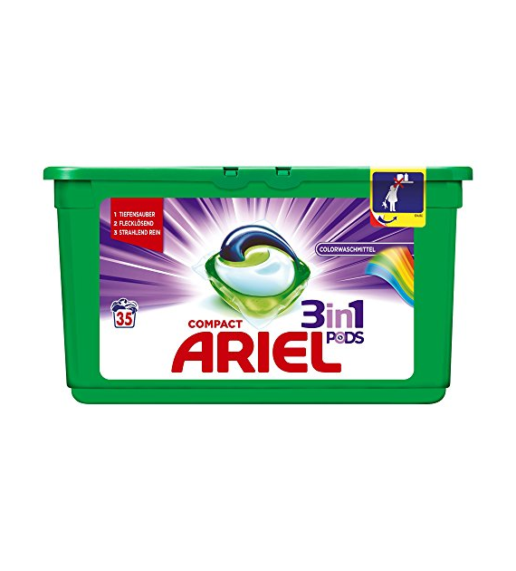 Ariel 3in1 Pods Color Caps 35p 1kg